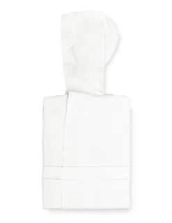 ACCAPPATOIO Nido Ape BEE© in Puro cotone con Cappuccio da Adulto Colore Latte