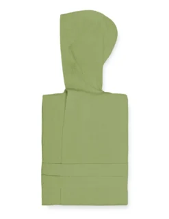 ACCAPPATOIO Nido Ape BEE© in Puro cotone con Cappuccio da Adulto VERDE