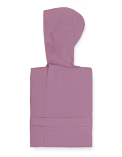 ACCAPPATOIO Nido Ape BEE© in Puro cotone con Cappuccio da Adulto ROSA