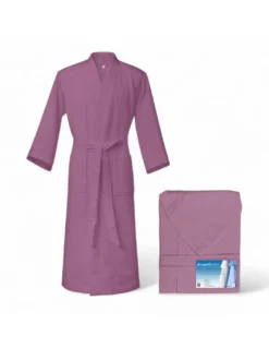 ACCAPPATOIO Nido Ape BEE© in Puro cotone con Cappuccio da Adulto ROSA