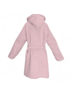 Accappatoio Rosa Chiaro Hi Tech in Spugna di Cotone per Bambino con Cappuccio, 400 gr/mq, Tex Family, Made in Italy