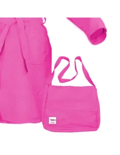 ACCAPPATOIO tecnico KIDDY bimbo BAMBINO RAGAZZO IN MICROFIBRA ROSA
