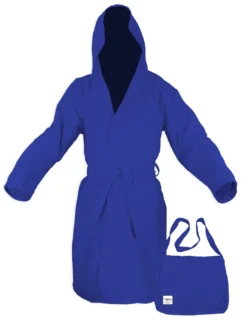 ACCAPPATOIO tecnico KIDDY BIMBO bambino RAGAZZO IN MICROFIBRA BLUETTE