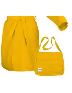 ACCAPPATOIO tecnico PODDY IN MICROFIBRA giallo