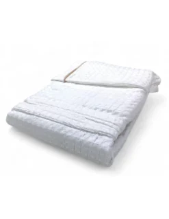 Accappatoio Uomo Donna in Cotone con Cappuccio, BEEApone® Nido d’Ape, Colore Bianco, Asciugatura Rapida, Morbido