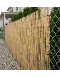 Arelle Privacy Plus – Arella Frangivista in Canne Naturali tipo Bambù, Canniccio per Balcone e Recinzione