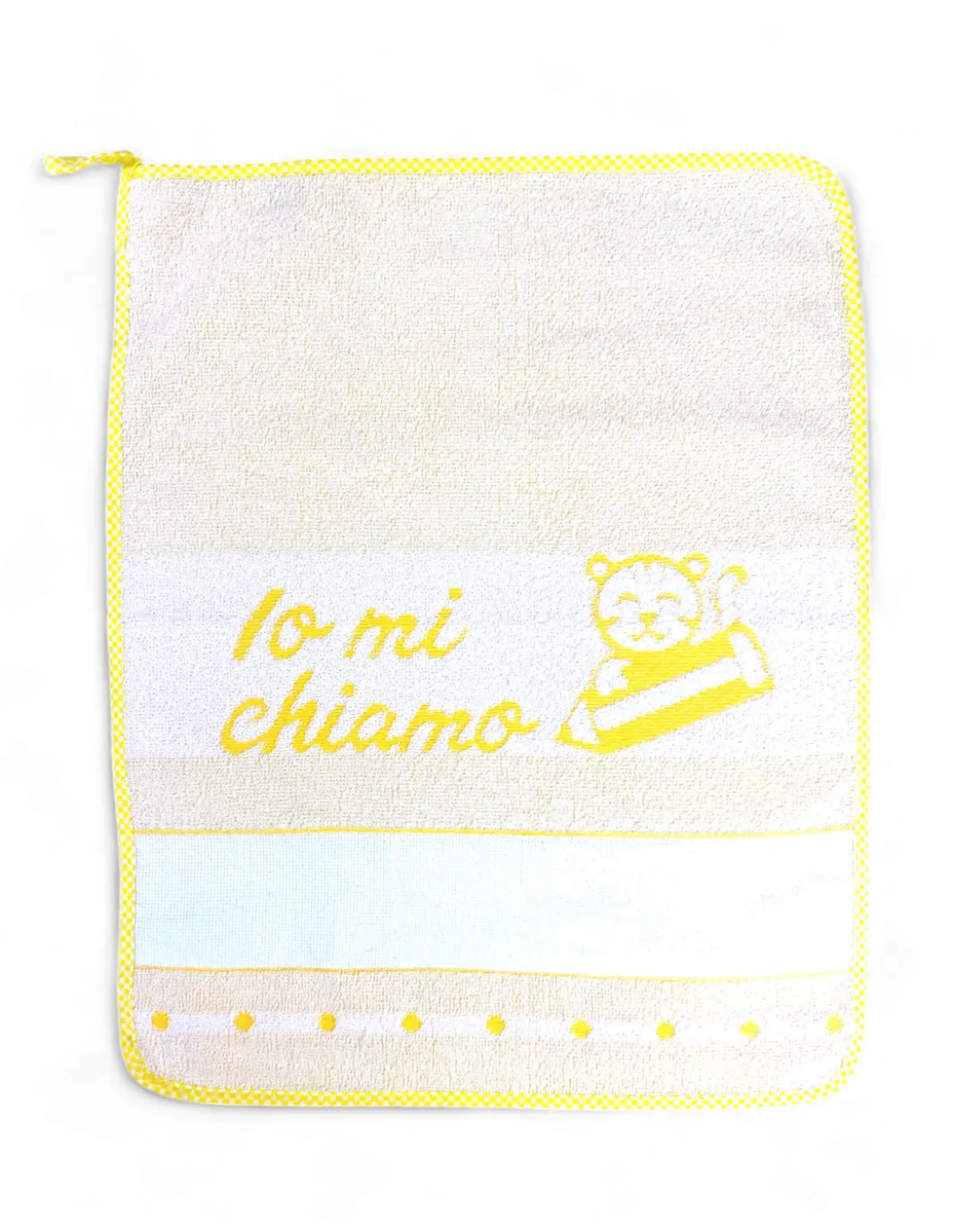 Asciugamani Asilo 40x55 cm, Puro Cotone Double Face, Set Asilo Nido, Tela Aida da Ricamare, Made in Italy, Morbido e Resistente