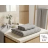 Asciugamani Nido d’Ape 100% Cotone 330 g/m² Made in Italy – Set 2 Pezzi (60x110 + 40x60) Tex Family – Blu