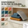 Asciugamani Nido d’Ape 100% Cotone 330 g/m² Made in Italy – Set 2 Pezzi (60x110 + 40x60) Tex Family – Grisaglia