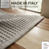 Asciugamani Nido d’Ape 100% Cotone 330 g/m² Made in Italy – Set 2 Pezzi (60x110 + 40x60) Tex Family – Avorio
