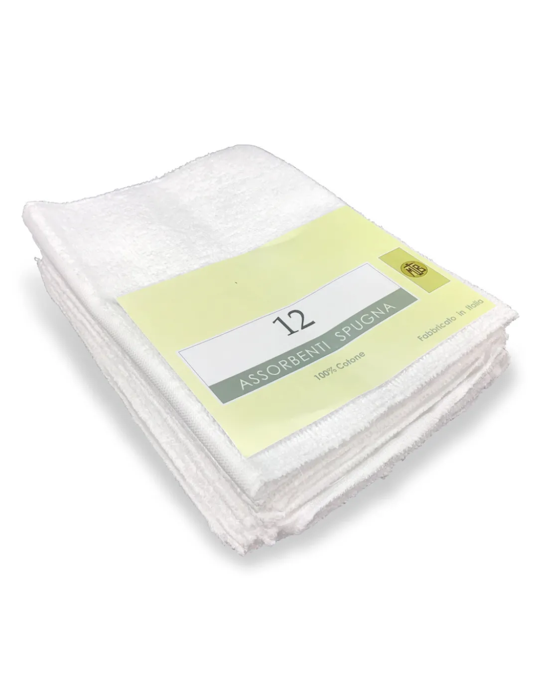 Assorbenti Lavabili Donna Set 12 Pezzi - Spugna di Cotone 100% Anallergico - Made in Italy, Riutilizzabili 22x55 cm