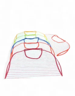 Bavaglio per Adulti e Anziani con Elastico MARIO| Set 6 Pezzi in Cotone Nido d'Ape, Assorbente, 47x63 cm | Made in Italy