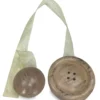 CALAMITA FERMA TENDA IN LEGNO CALAMITE PER TENDE LEGATENDE BOTTONE BEIGE