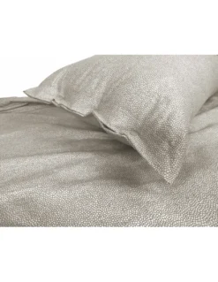 Completo Lenzuola Invernale Flanella Boy Beige - Cotone Felpato Anti-Pilling - Made in Italy