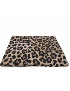 Completo lenzuola matrimoniale in Puro Cotone 2 piazze fantasia leopardata