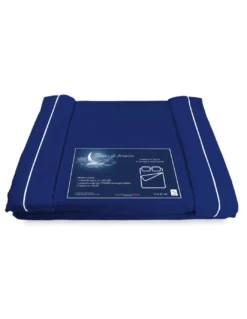 COMPLETO LENZUOLO in morbida microfibra TINTA unita BLU Matrimoniale 2 PIAZZE no stiro