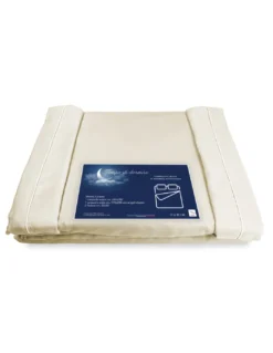 COMPLETO LENZUOLO in morbida microfibra TINTA unita BEIGE Matrimoniale 2 PIAZZE no stiro