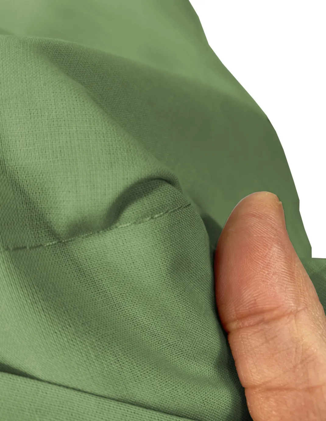 COMPLETO lenzuolo STRONG LENZUOLA tinta unita VERDE PRATERIA puro COTONE Made in Italy