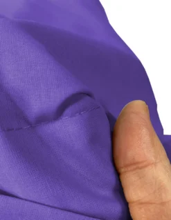 COMPLETO lenzuolo STRONG LENZUOLA tinta unita VIOLA puro COTONE Made in Italy