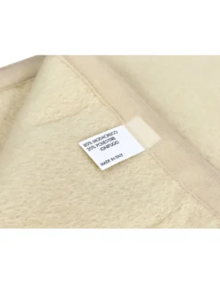 COPERTA IGNIFUGA SPRING antifiamma Peso Medio 1.0 ANTIFUOCO CLASSE 1 omologata MADE in ITALY Beige
