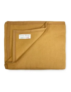 COPERTA IGNIFUGA SPRING antifiamma Peso Medio 1.0 ANTIFUOCO CLASSE 1 omologata MADE in ITALY Nocciola