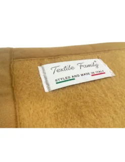 COPERTA IGNIFUGA SPRING antifiamma Peso Medio 1.0 ANTIFUOCO CLASSE 1 omologata MADE in ITALY Nocciola
