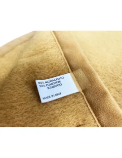COPERTA IGNIFUGA SPRING antifiamma Peso Medio 1.0 ANTIFUOCO CLASSE 1 omologata MADE in ITALY Nocciola