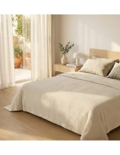 Coperta in Lana Estiva Maia - Pura Lana Vergine - Leggera e Traspirante - Antipilling - Made in Italy