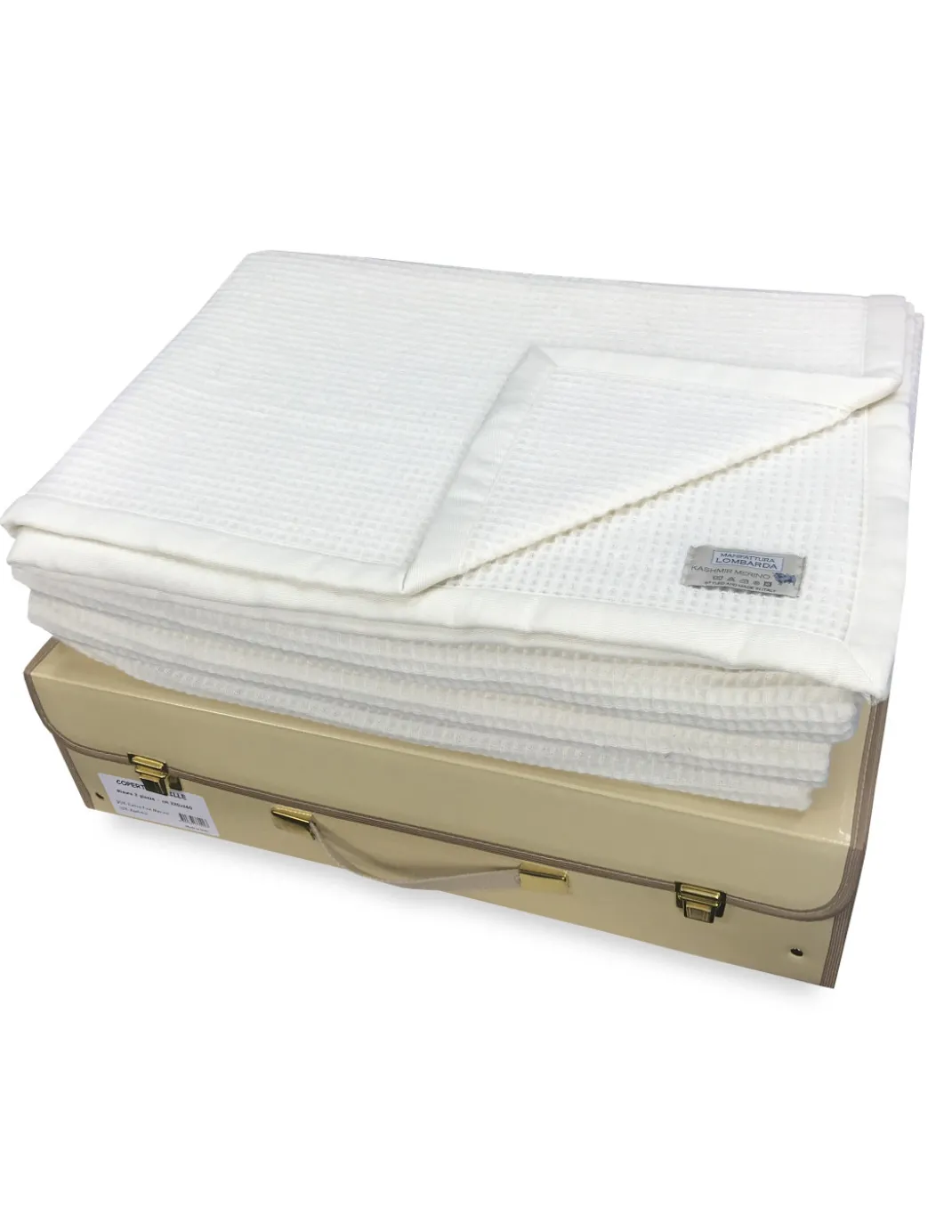 Coperta in Lana Kashmir e Merino – Estiva Leggera Nido Ape Matrimoniale 220×260 cm – Made in Italy