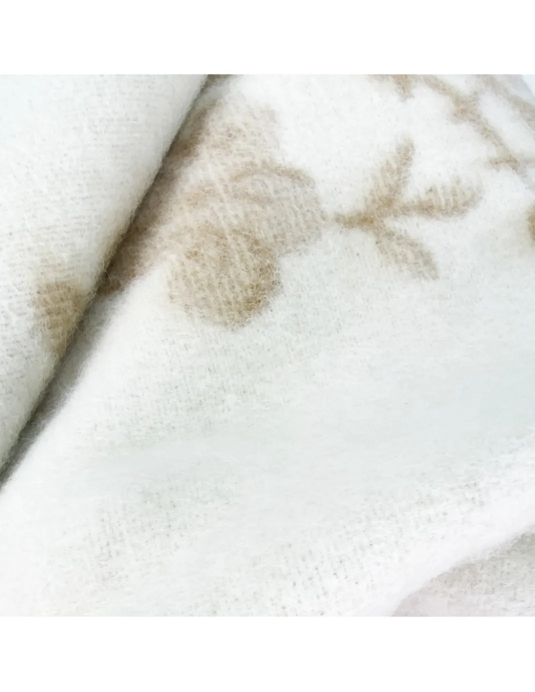 COPERTA Invernale IN PURA LANA MIMOSA-ANIROS Made in Italy
