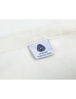 COPERTA leggera PRIMAVERILE estiva IN LANA MERINO FINE SUMMER matrimoniale 2 PIAZZE Naturale