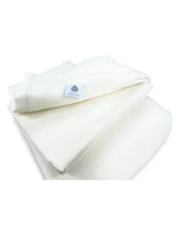 COPERTA leggera PRIMAVERILE estiva IN LANA MERINO FINE SUMMER matrimoniale 2 PIAZZE Naturale
