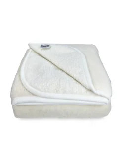 COPERTA MARY in vera LANA MERINOS 1000 gr. Pura lana vergine