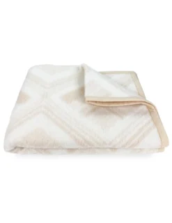 COPERTA SQUARE Bambini in vera Pura LANA da LETTINO morbida e Calda colore Naturale