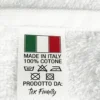 COPPIA ASCIUGAMANI ricamati TORO 1906 e cartolina TORINO È