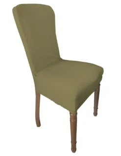 COPPIA coprisedia ELASTICIZZATO ROMA antimacchia in TINTA UNITA BEIGE TORTORA