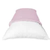 COPPIA federa per GUANCIALE STRONG tinta unita ROSA cm. 52X82