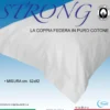 COPPIA federa per GUANCIALE STRONG tinta unita VIOLA cm. 52X82