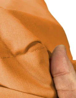 COPPIA federa per GUANCIALE STRONG tinta unita ARANCIO cm. 52X82