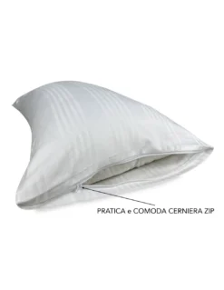 Coppia Federe Copricuscino FAST in Cotone con Zip – Protezione e Comfort 50x80 cm