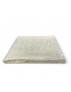 Coppia Tenda Vetro Oscar Beige – Moderna Semitrasparente in Poliestere Rigato – 2 Teli Eleganti, Lavabile, Pronta all'Uso