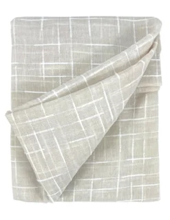 Coppia Tendina Moderna Lulù Beige - Tessuto Ricamato Geometrico, Semitrasparente, Facile Montaggio, 2 Teli