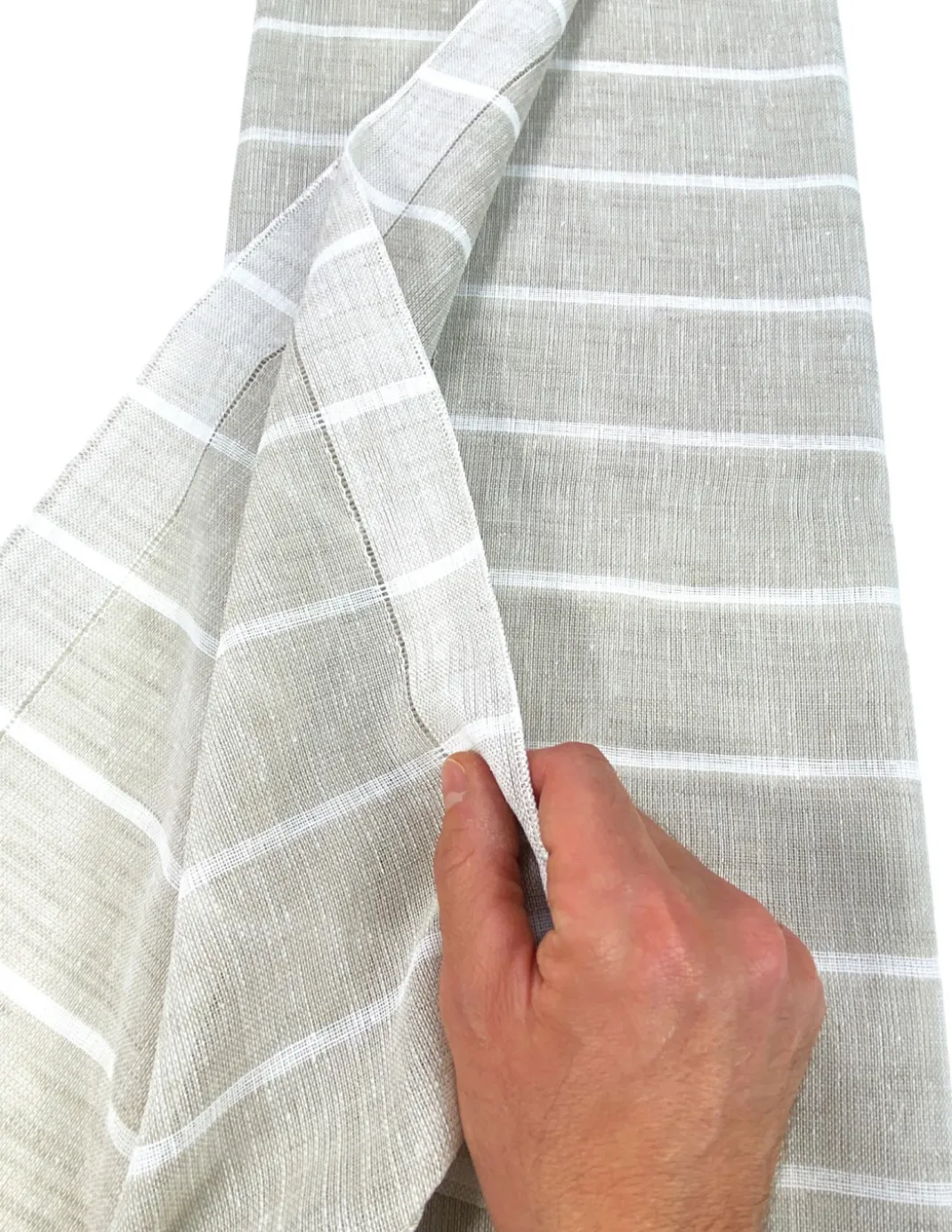 COPPIA tendina VETRO MODERNA larga 45 o 60 o 85 RIGHINE Beige