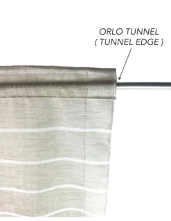 COPPIA tendina VETRO MODERNA larga 45 o 60 o 85 RIGHINE Beige
