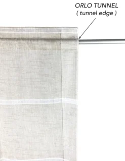 COPPIA tendina VETRO MODERNA larga 45 o 60 o 85 Ajour Beige