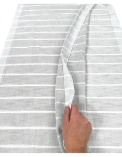 COPPIA tendina VETRO MODERNA larga 45 o 60 o 85 RIGHINE Grigio