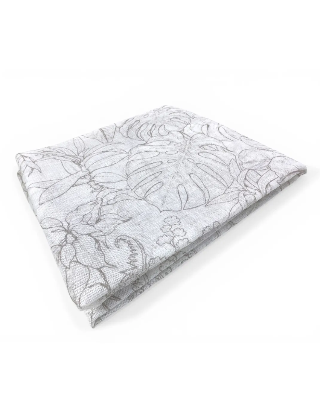 Coppia Tendine a Vetro Modern Leaf Beige Semitrasparenti in Bouclè con Tunnel per Astina – 2 Teli Made in Italy