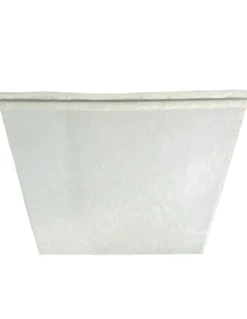 Coppia tendine vetro moderne SIMPLY Beige - tessuto poliestere bouclè semitrasparente, orlino tunnel