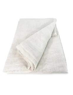Coppia tendine vetro moderne SIMPLY Beige - tessuto poliestere bouclè semitrasparente, orlino tunnel