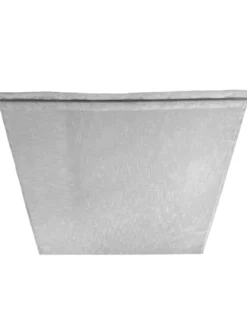 Coppia tendine vetro moderne SIMPLY Grigio - tessuto poliestere bouclè semitrasparente, orlino tunnel